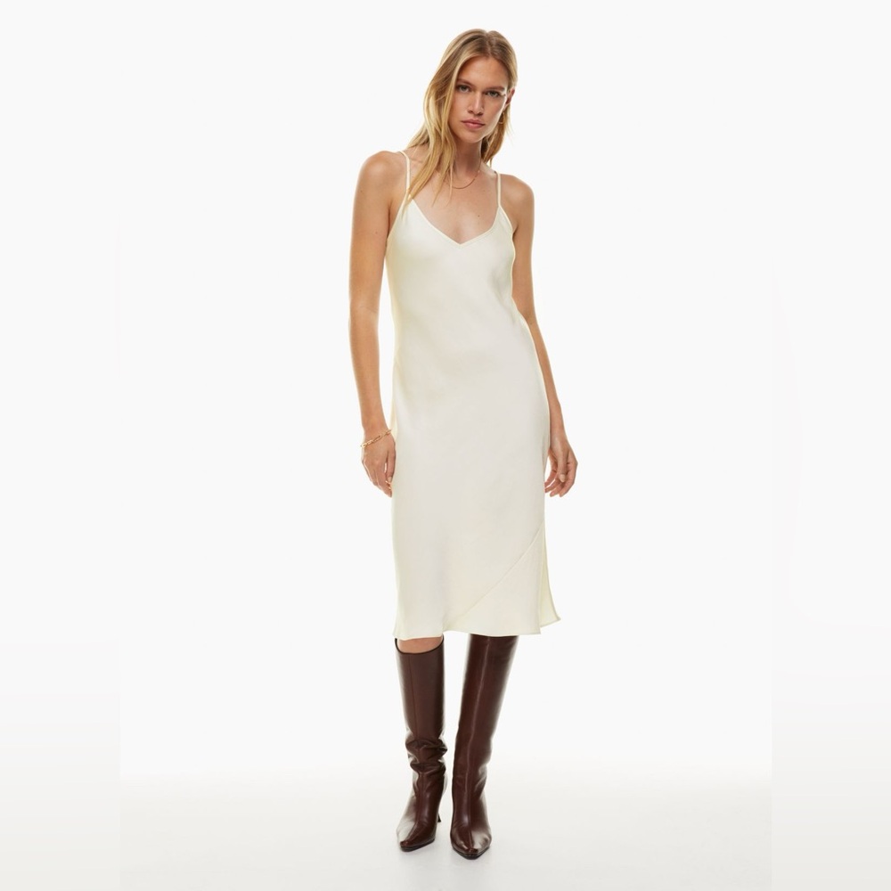 Aritzia - Wilfred Only Slip Midi Dress
